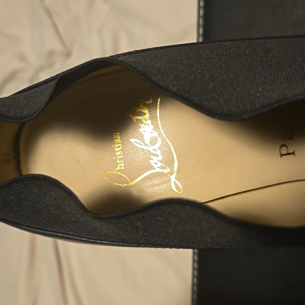 HP! Christian Louboutin D'Orsay Booties- Comes With Dust Bag - Picture 5 of 17